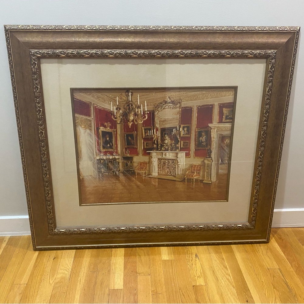 Elegant interior portrait. 44x39 size.